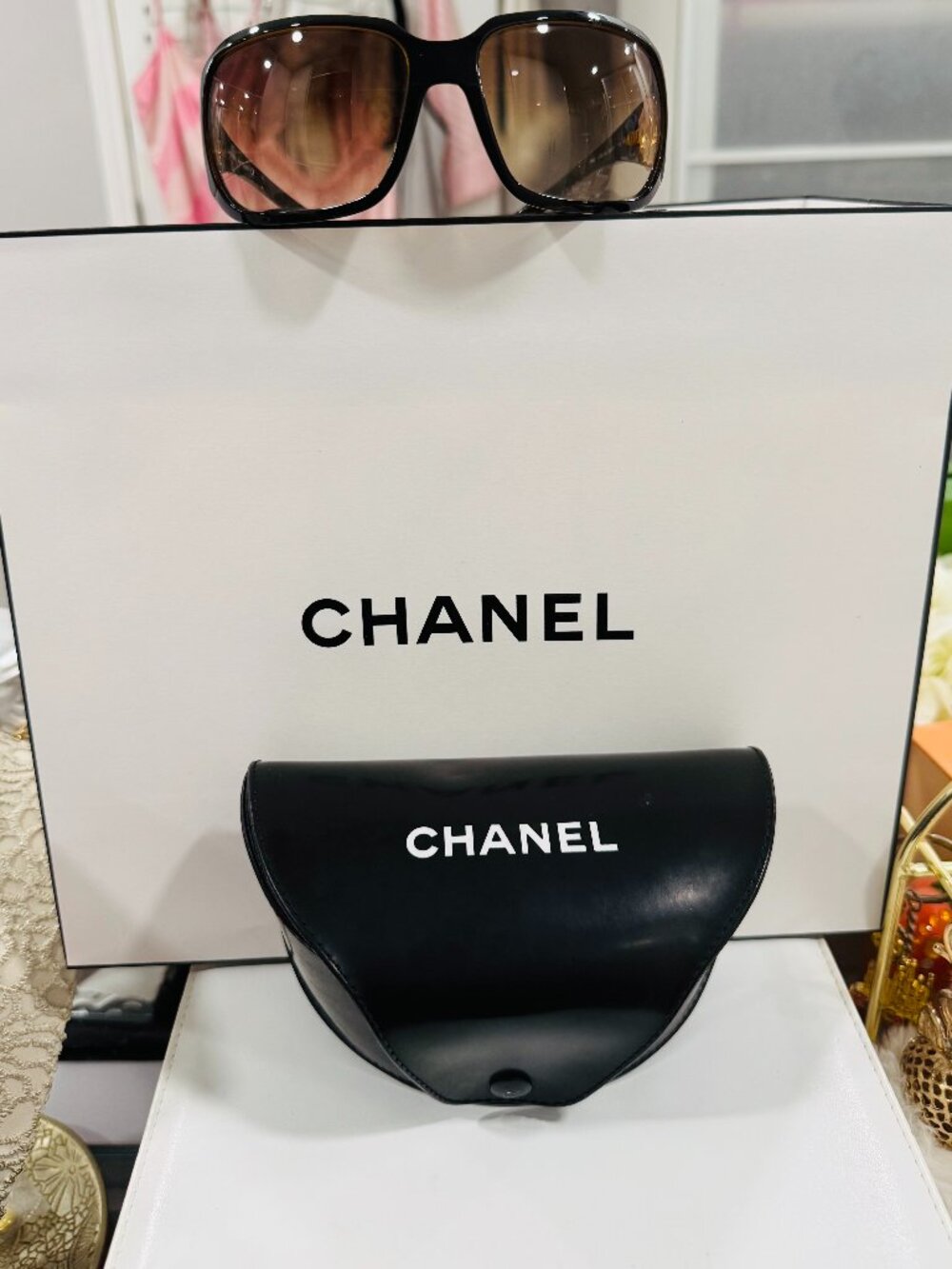 Chanel Brown Sunglasses 6023 c.934/13 65-17 115 3N